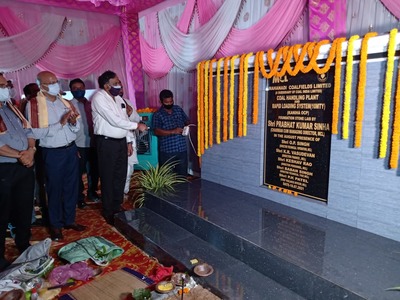 CMD MCL lays foundation stone of Rs 268 Cr FMC project at Kaniha in Talcher