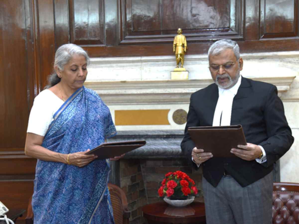 Sitharaman administers Oath of Office to Justice (Retd.) Sanjaya Kumar Mishra as first President of GST Appellate Tribunal