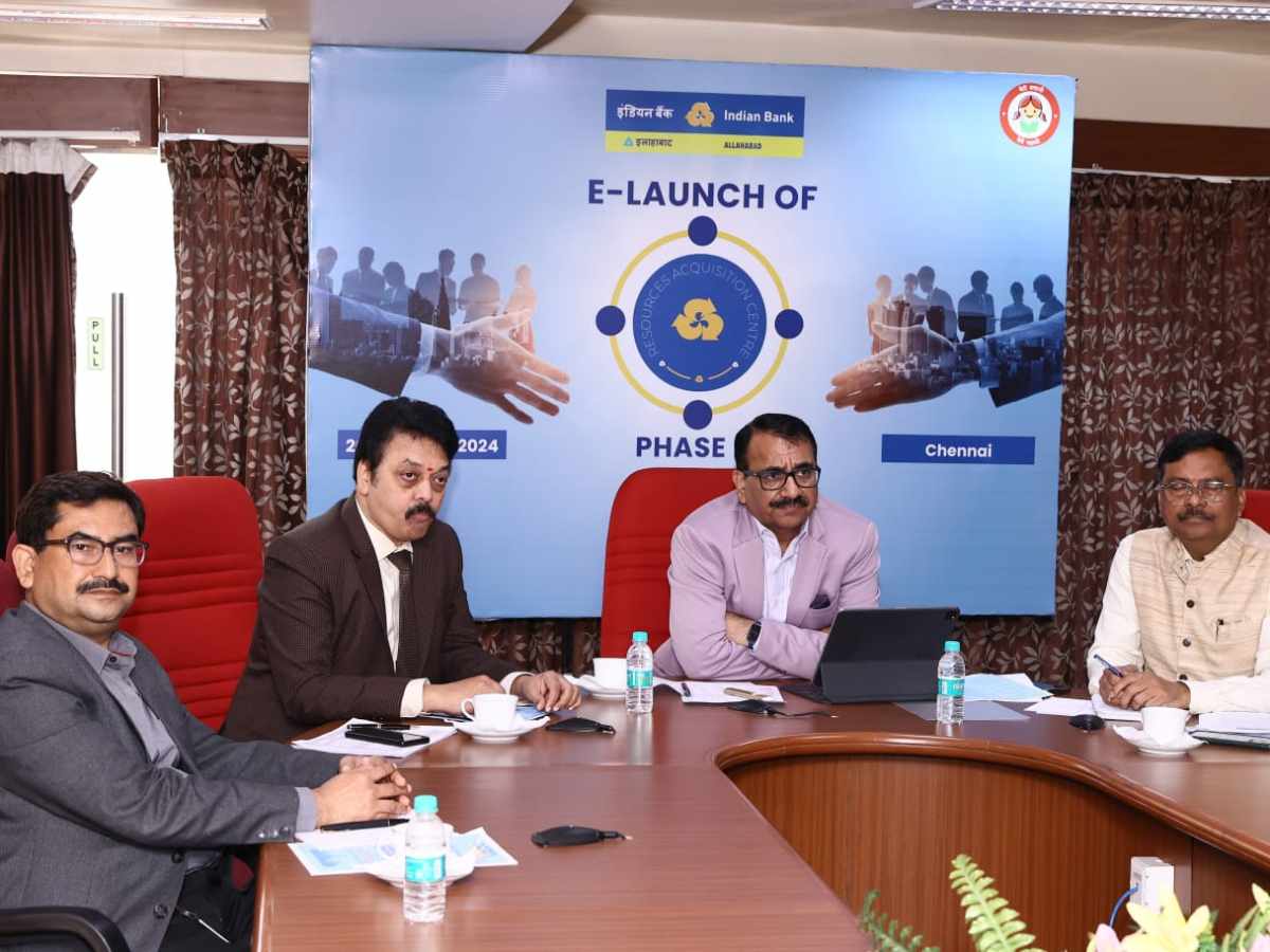 Indian Bank Launches 24 New 'Resources Acquisition Centres' taking its RAC strength to 75
