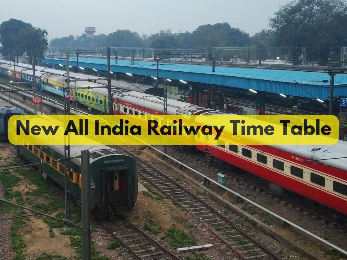 Indian Railways releases its new All India Railway Time Table