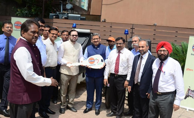 IndianOil Provides 15 bike Ambulances to Jharkhand