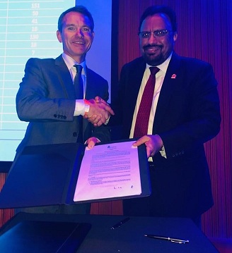 LPG industry Gurmeet Singh Director Marketing signs MoU with James Rockall  CEO WLPGA