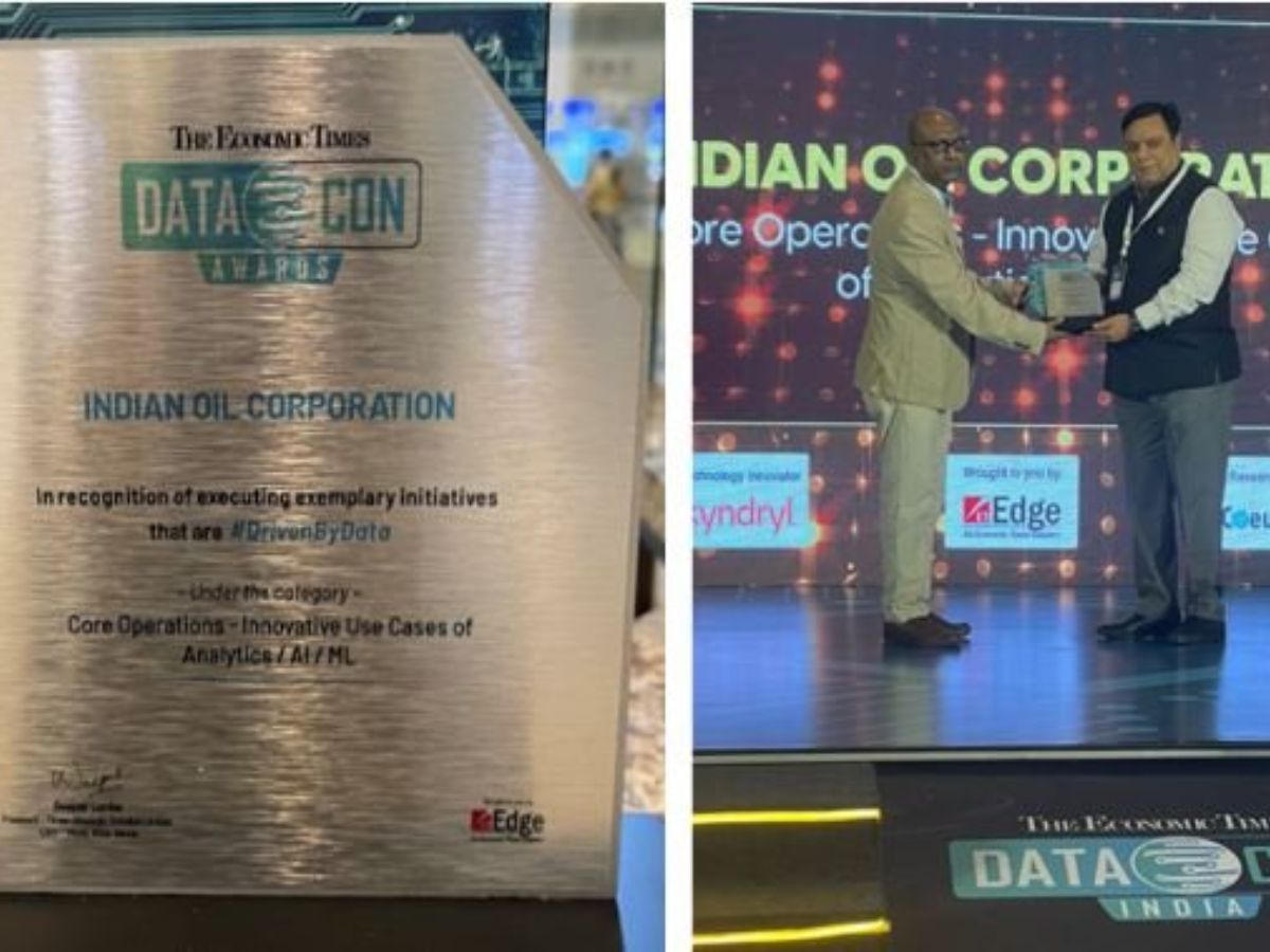 IOCL bagged 'Economic Times DATACon 2022' Award