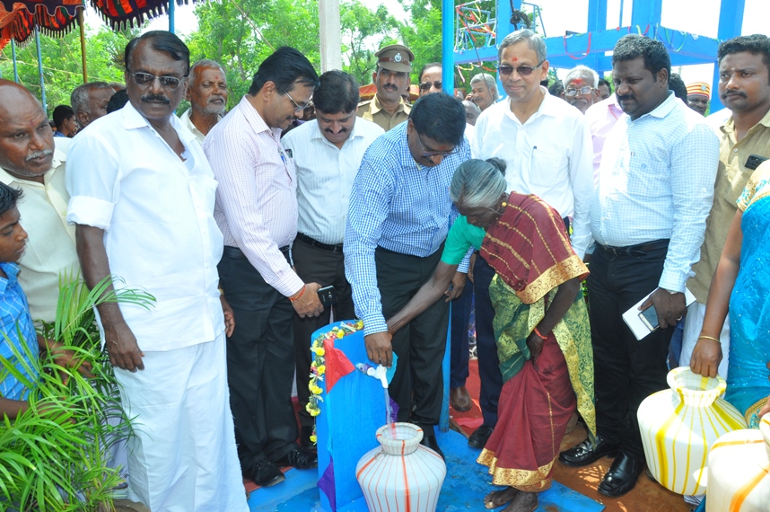 IOCL Jal Jeevan project is dedicated to the villages in Pudukottai District in Tamilnadu under CSR