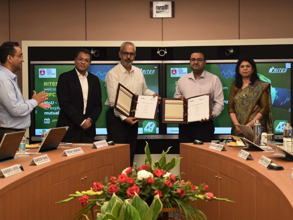 IRFC and RITES sign MoU for Railway Infrastructure Projects