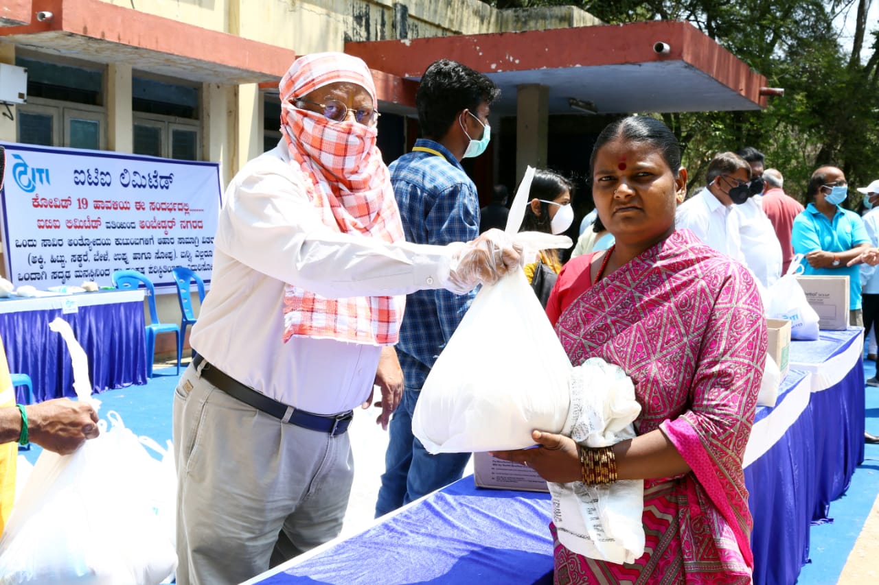 ITI Limited distributes essential provisions bags to 1000 poor families