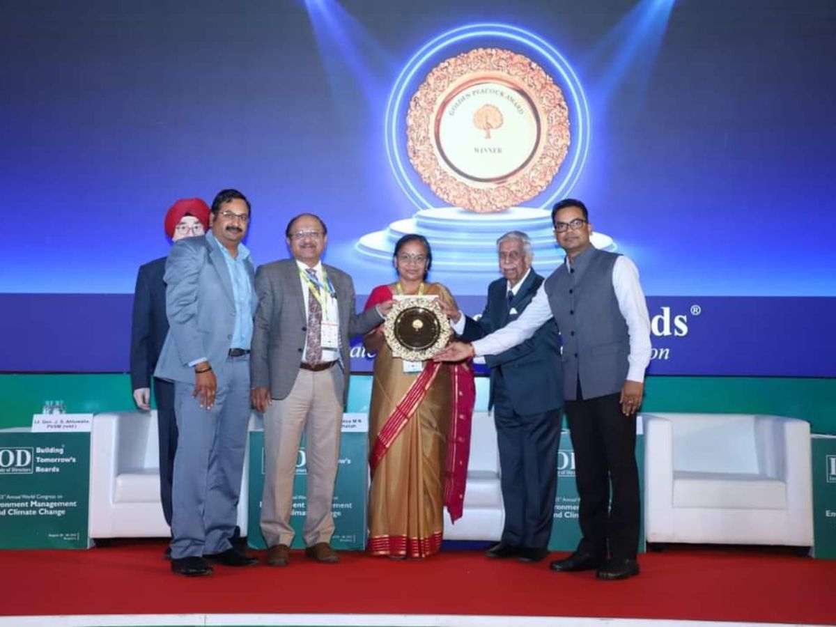 BPCL won Golden Peacock Award for Environment Management