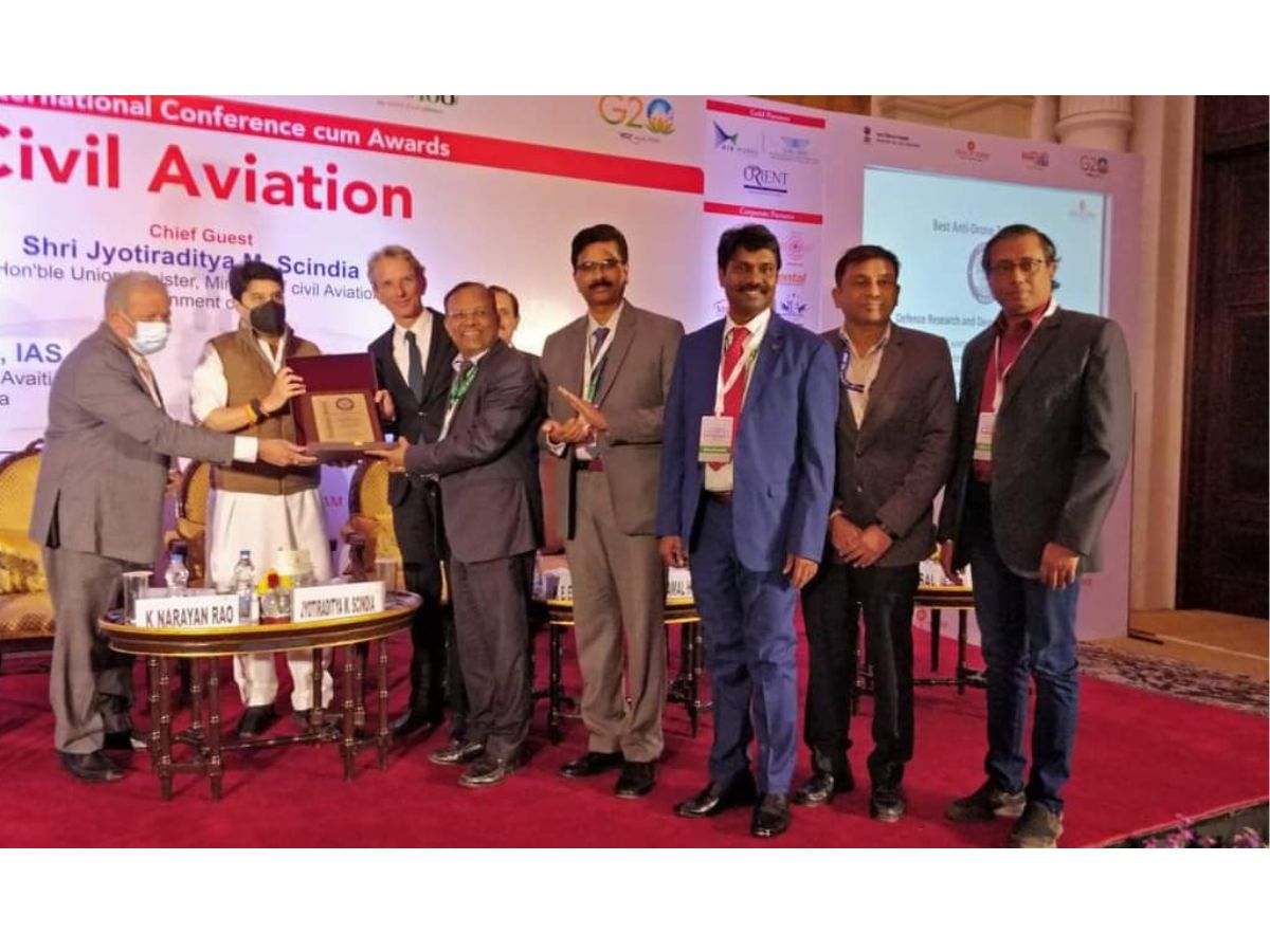 DRDO conferred with best anti drone technology award