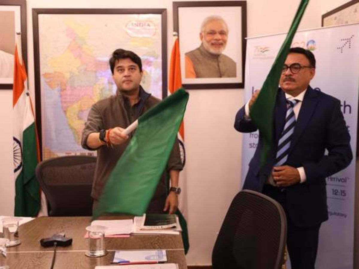 Scindia inaugurates flight connecting two major cities, Jaipur and Jodhpur