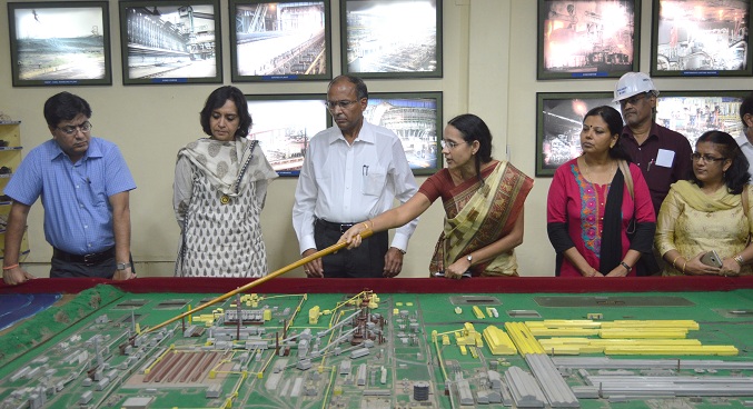 Ministry of Steel Joint Secretary visits RINL