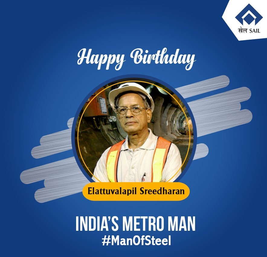 MAN Of Steel Elattuvalapil Sreedharan