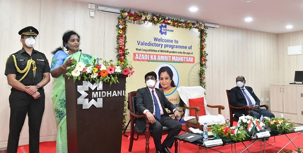 Valedictory Program of week-long public exhibition of MIDHANI products