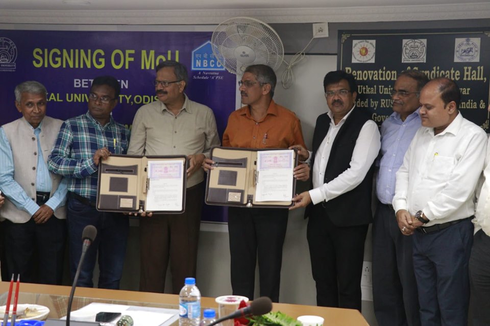 NBCC signs MoU with UTKAL University