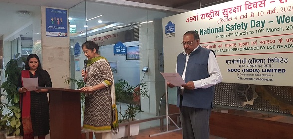 NBCC staff takes safety and health pledge