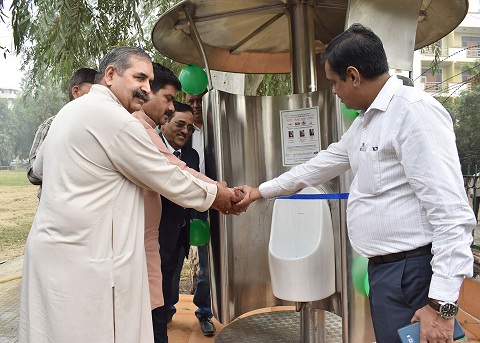 NBCC donated waste collection boxes installed toiletries and planted 1000 tree 