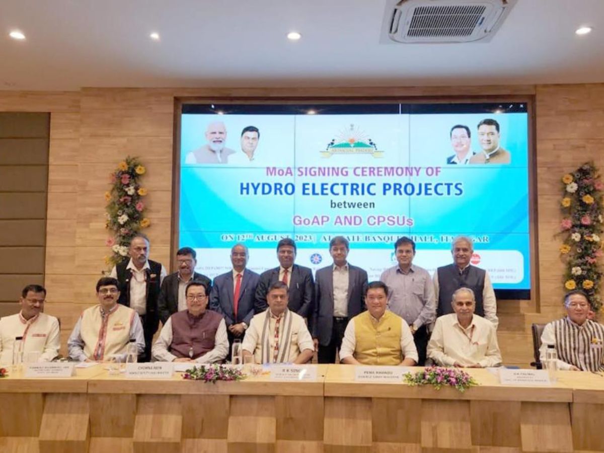 NEEPCO Signs MoA with Arunachal Pradesh Govt