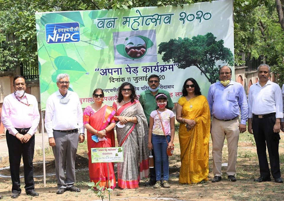 NHPC Organises Apna Ped Program Under Van Mahotsav 2020