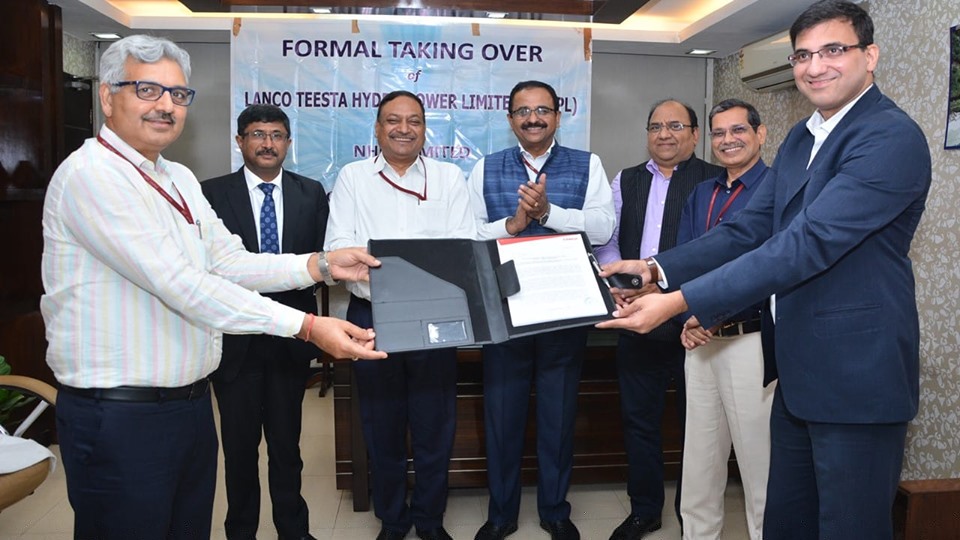 NHPC completed formalities for takeover of 500 MW Teesta VI HEP