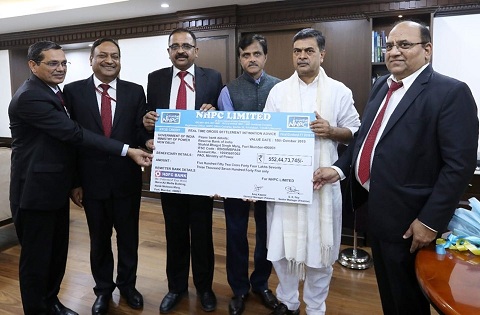 NHPC paid final dividend of Rs. 552.45 Crore to Govt of India 