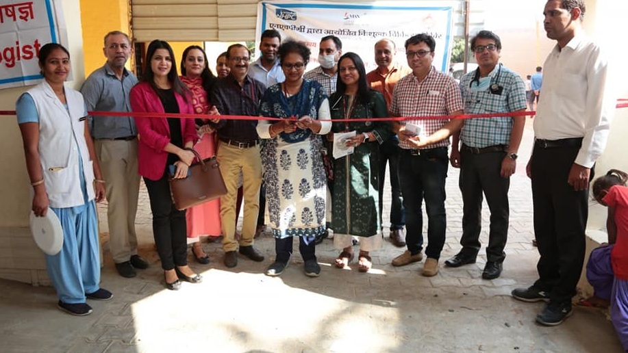 NHPC organized a free medical camp at Dhauj