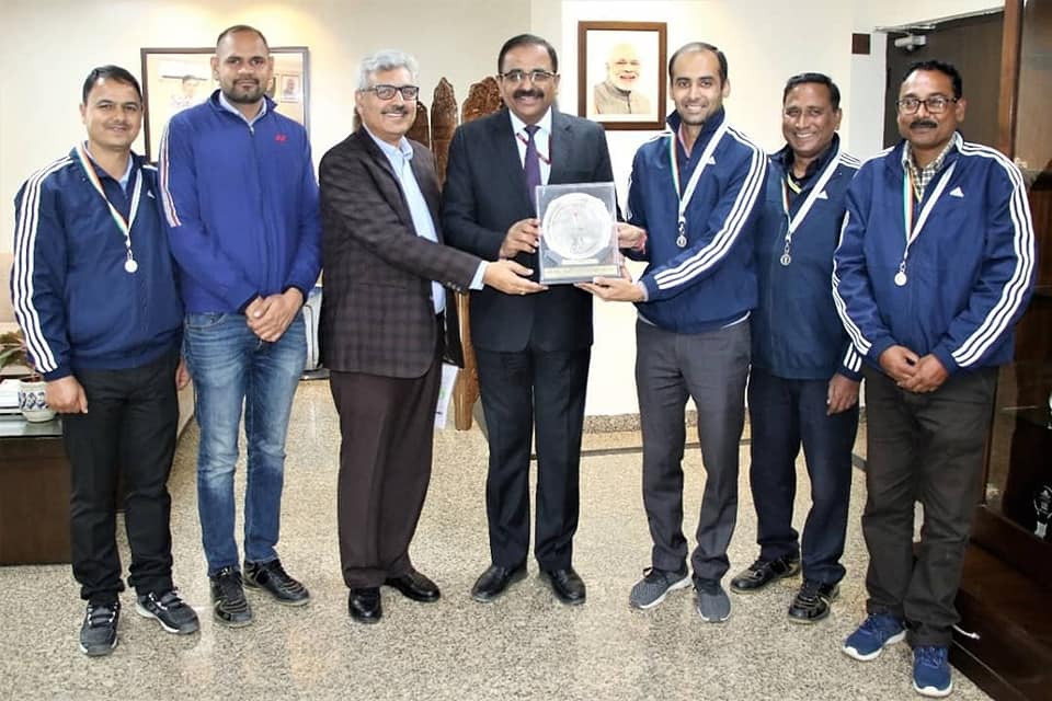 NHPC secured 3rd position in 24th inter CPSU volley ball tournament