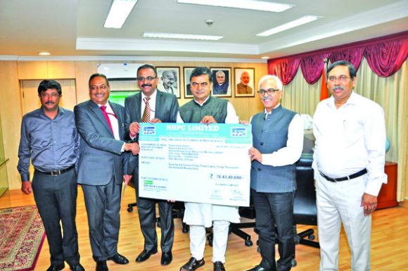 NHPC pays dividend of Rs.1984.61 crore