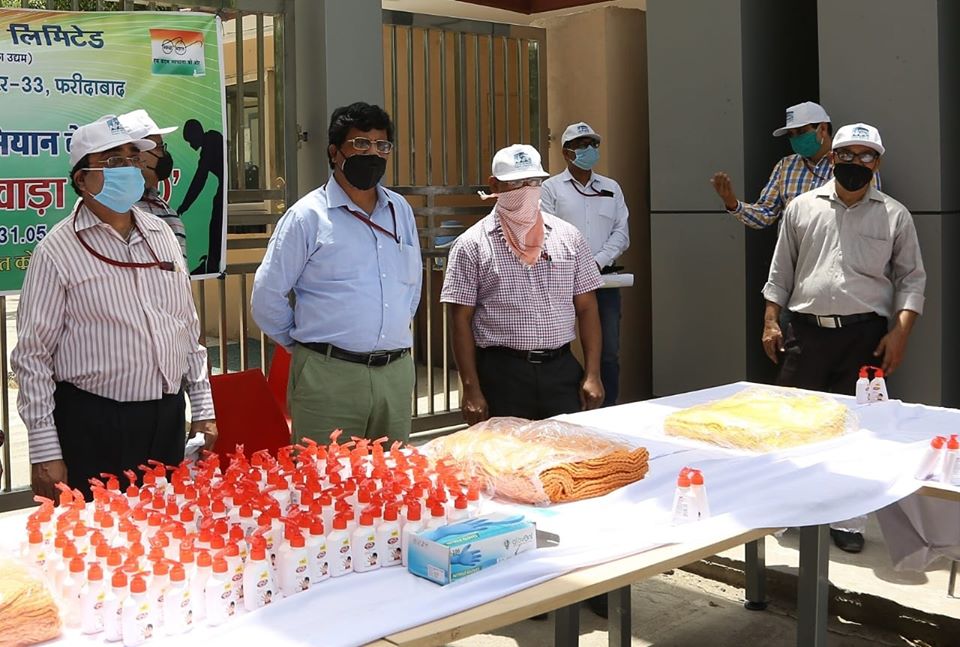 NHPC distributes personal hygiene kits during Swachhata Pakhwada 2020