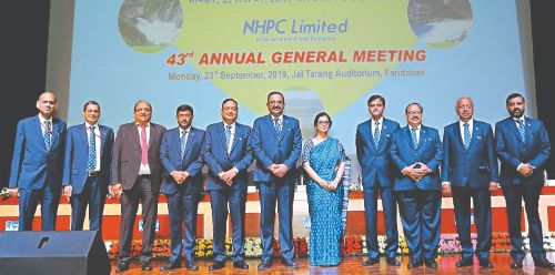  43rd Annual General Meeting of NHPC at Faridabad