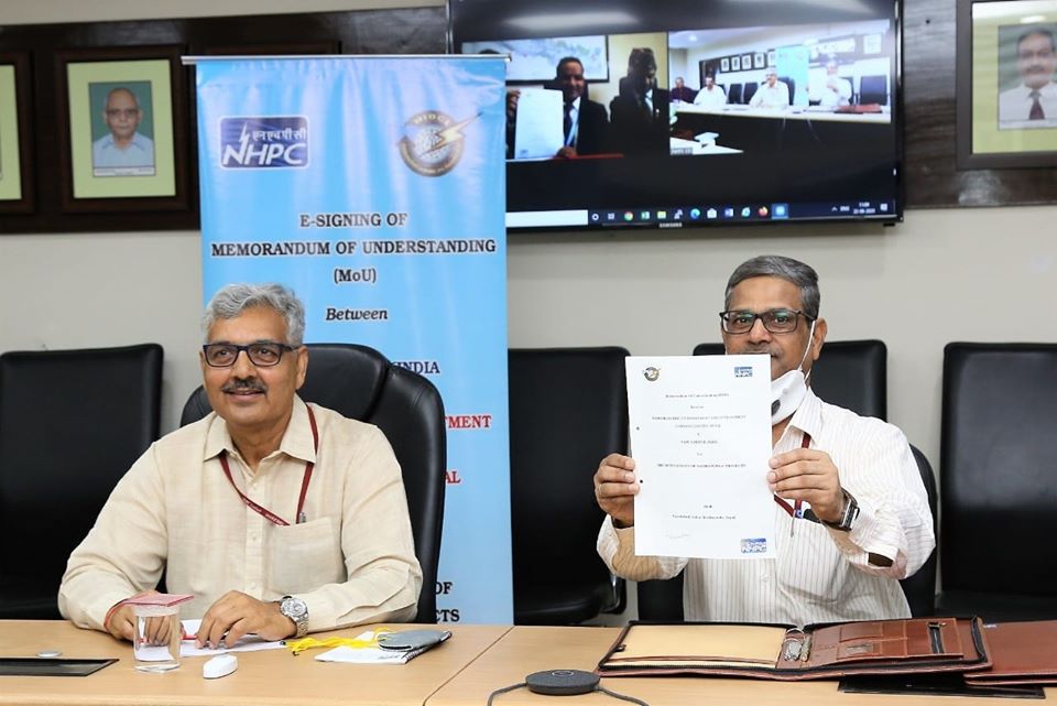 NHPC signs MoU with HIDCL