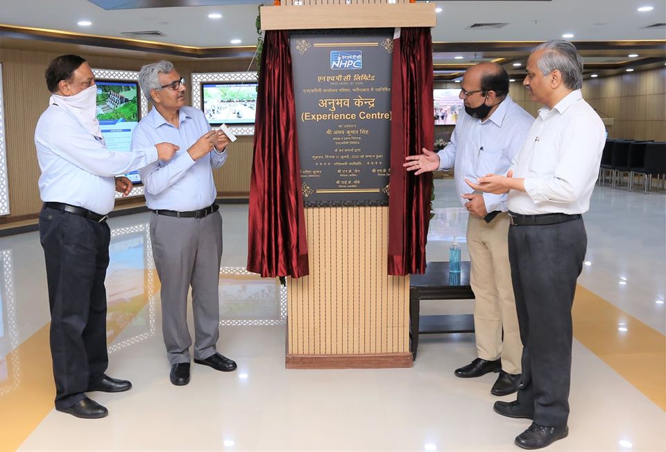 Shri A.K. Singh CMD Inaugurated Experience Centre at NHPC Office