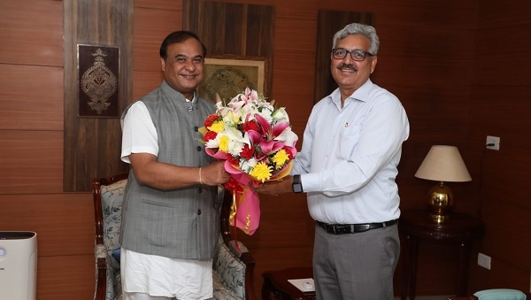 NHPC, CMD met Hon`ble CM of Assam Shri Himanta Biswa Sarma