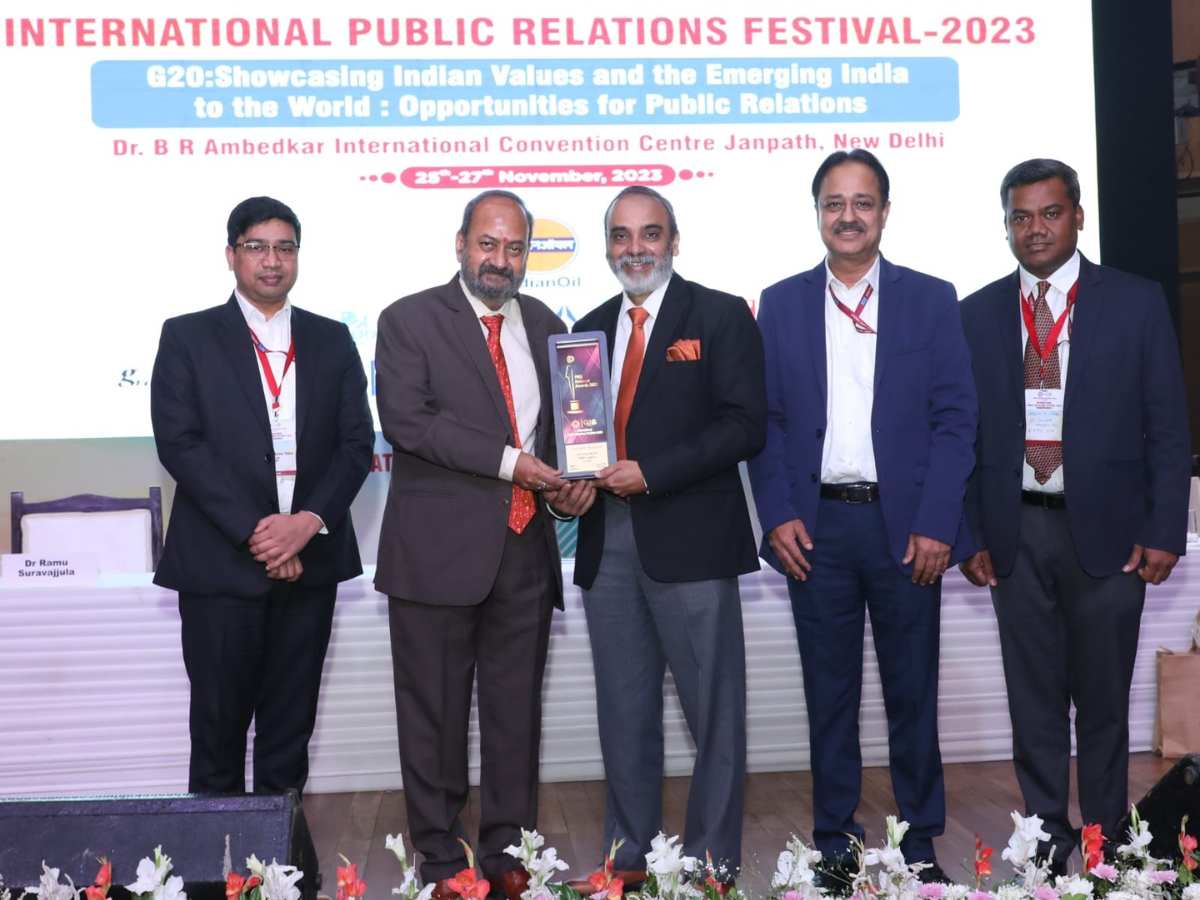 NHPC conferred 2nd prize under 'Annual Report' category of 'PRSI National Awards 2023'