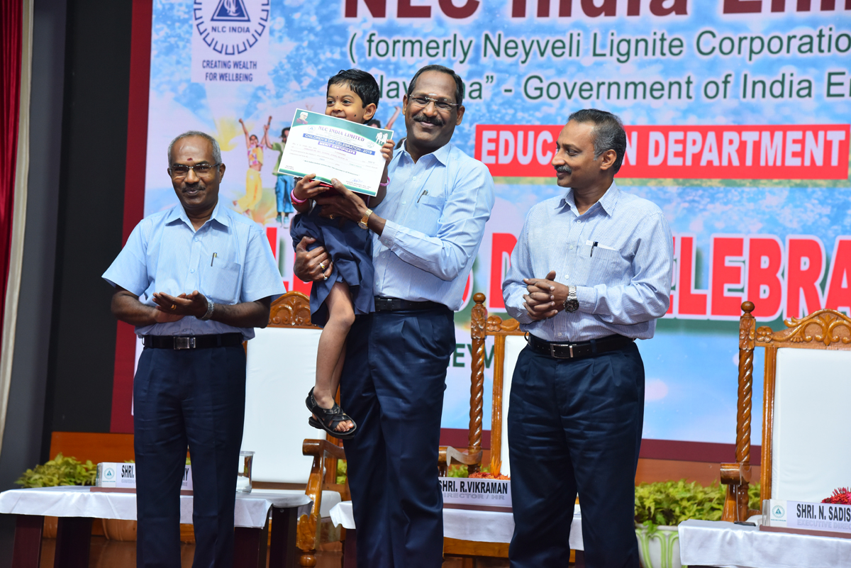 NLCIL joined the nation in celebrating Children Day 