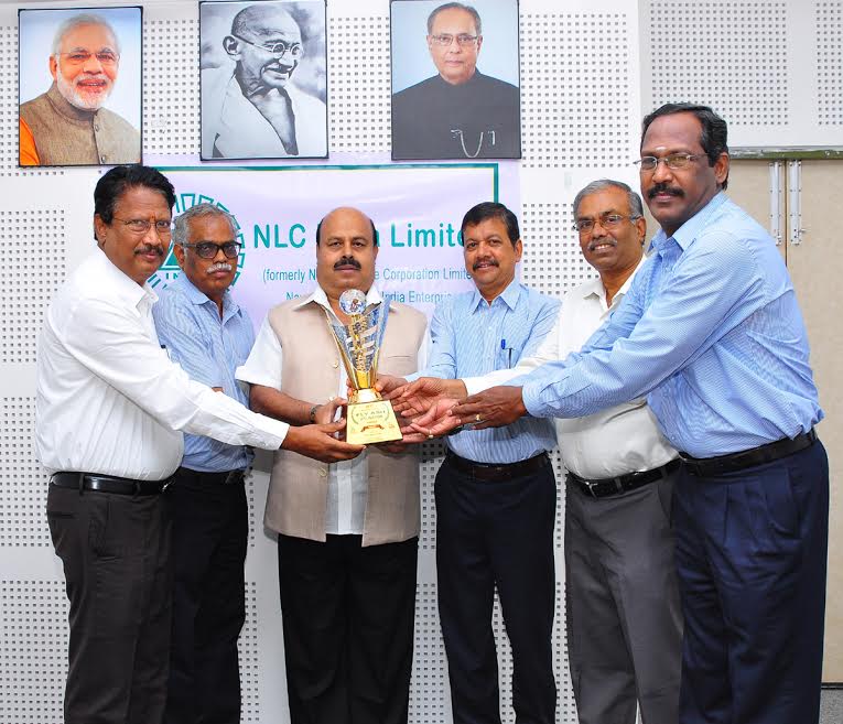 NLCIL Thermal Power Station receives Fly Ash Utilisation Award 2017 from Mission Energy Foundation