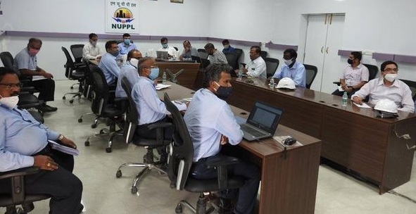 Shri Rakesh Kumar CMD of NLCIL visited NUPPL project