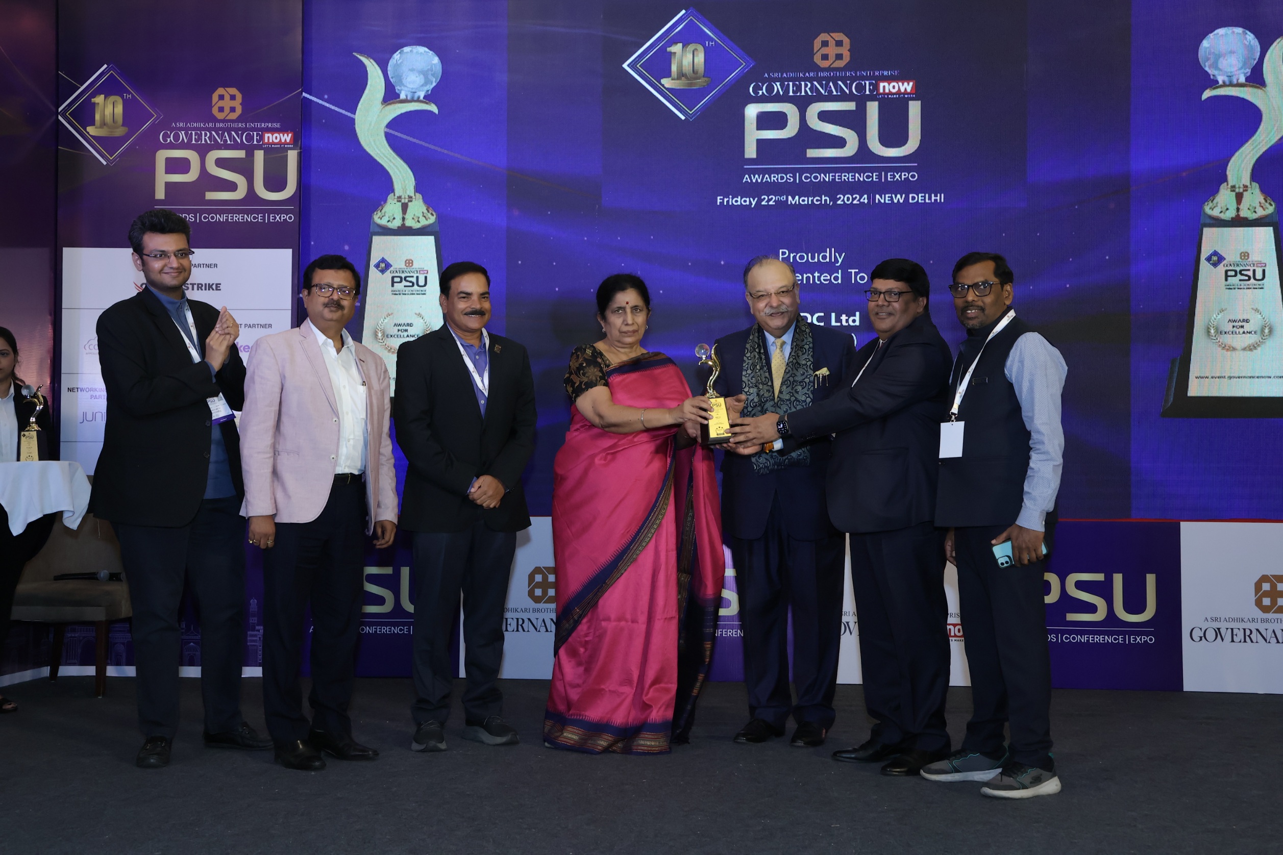 NMDC excels at Governance Now 10th PSU Awards