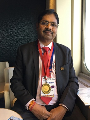 CMD NRDC Dr. H.Purushotham honoured with IAAM Medal at Stockholm