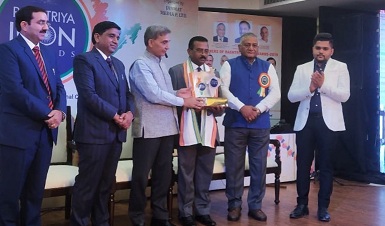 Shri P.Udayakumar Director NSIC conferred with RASHTRIYA ICON AWARD