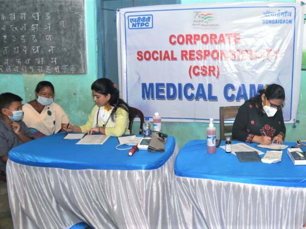 NTPC Bongaigaon conducts health camp for nearby villages