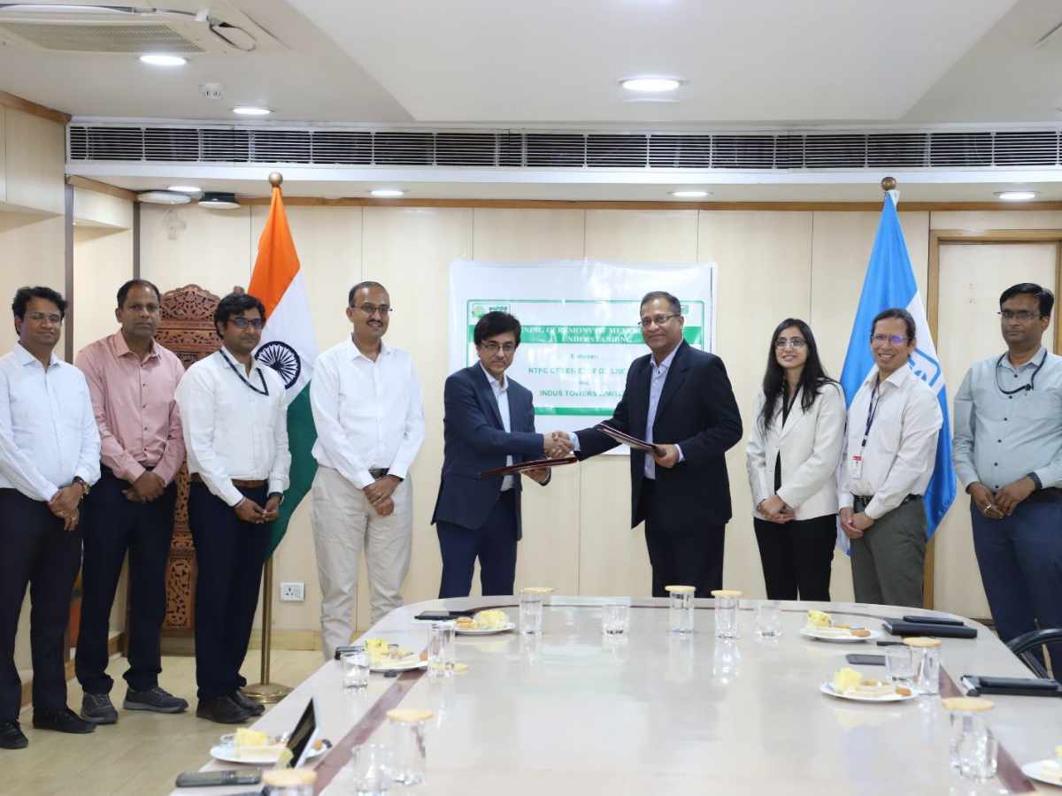 NTPC Green Energy Limited Inks MoU with Indus Towers Limited
