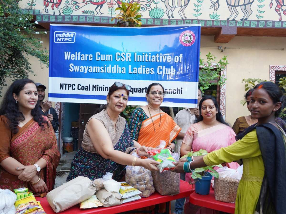 NTPC Swayamsiddha ladies club provides nutritious food