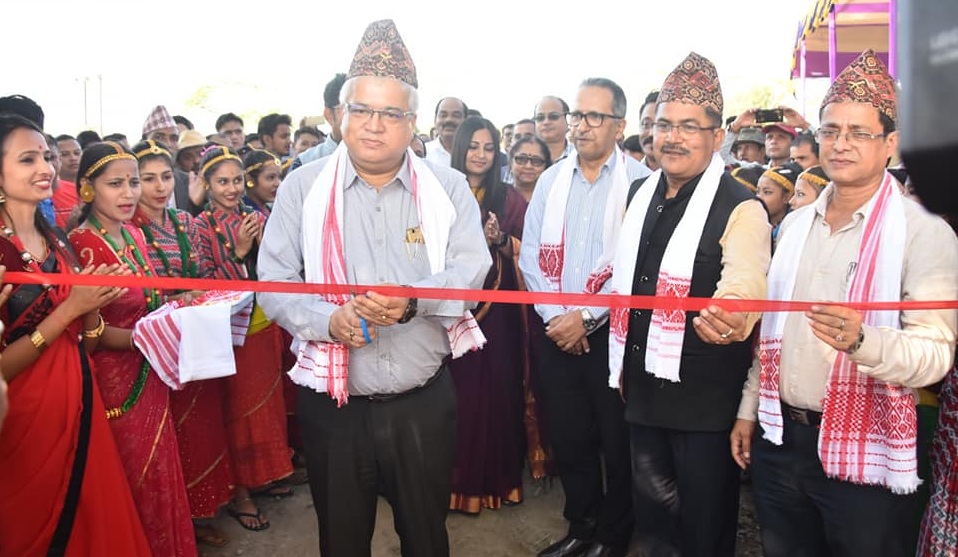 Shri Pranjit Deka chief executive OIL inaugurated a model commercial nursery