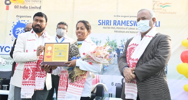 OIL organised cycle rally; spread awareness about reducing oil consumption
