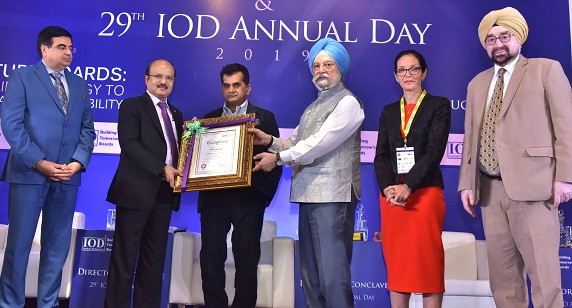 ONGC CMD Shashi Shanker is Distinguished Fellow of Institute of Directors