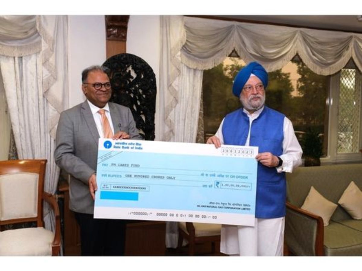 ओएनजीसी ने कोविड-19 और एच3एन2 वायरस के खिलाफ देश की लड़ाई को मजबूत करने हेतु पीएम केयर्स फंड में दिया योगदान