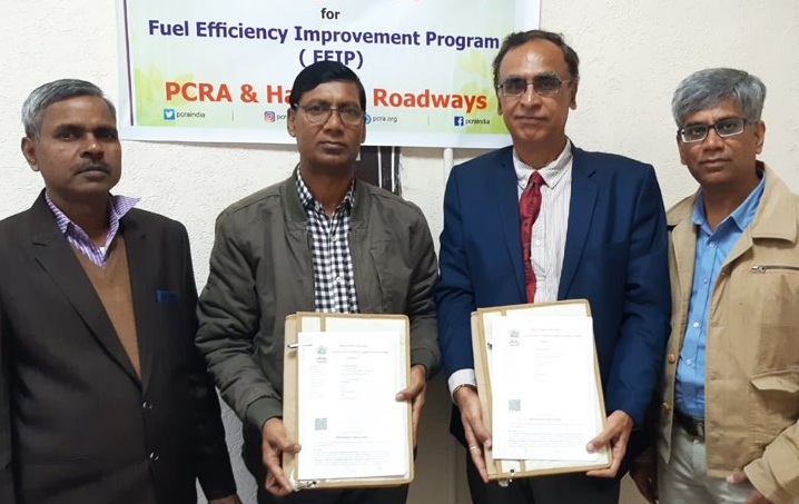 PCRA signed MoU with Haryana Roadways