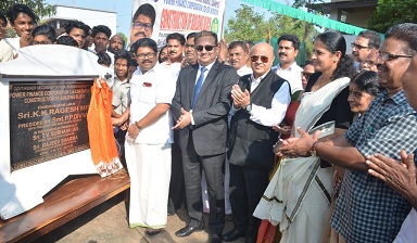 Laying of Foundation stone at GHSS Kannur