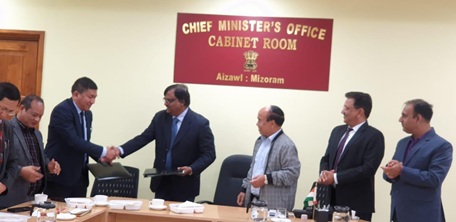 PFC inked an MoA with Health Dept Govt Mizoram