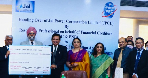 PFC completes successful resolution of 120 MW Rangit-IV HEP of Jal Power Corporation Ltd, handover to NHPC