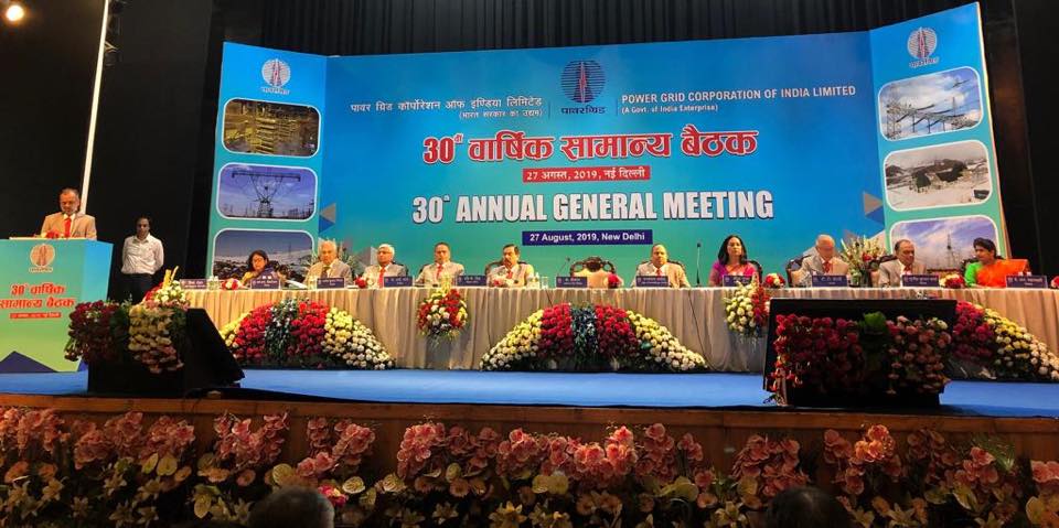 30th Annual General Meeting of POWERGRID held at New Delhi